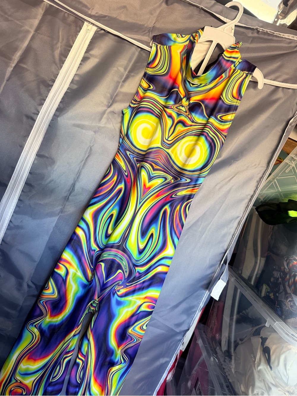 Women’s Multicolor Psychedelic One-Piece